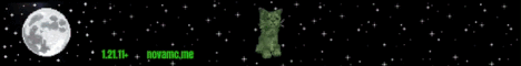 Minecraft server banner for NovaMC