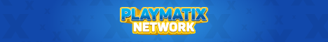 Minecraft server banner for PLAYMATIX NETWORK