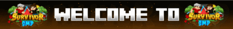 Minecraft server banner for SurvivorSMP