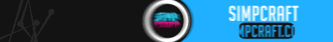 Minecraft server banner for simpcraft