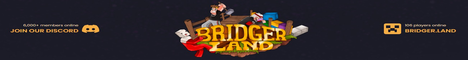 Minecraft server banner for bridger.land