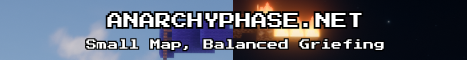 Minecraft server banner for Anarchyphase