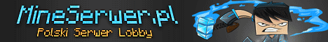 Minecraft server banner for MineSerwer.pl